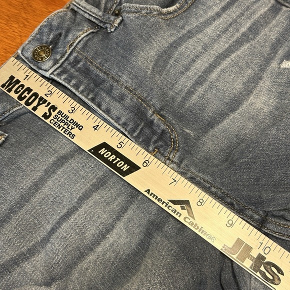 Just USA Women's Blue Distressed Mid-Rise Skinny Denim Jeans Stitch Fix Size 30 - Picture 10 of 11